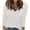 White, variant on GigrtiJin Women's V-Neck Sweaters Long Sleeves Solid Color Sweater Pullover Tops Casual Soft Comfy Slim Blouse