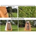 thumbnail image 6 of Privacy Shower Tent Portable Camping Tent Outdoor Toilet Changing Dressing Room Instant Privacy Shelter for Picnic Waterproof Bathroom, 6 of 7