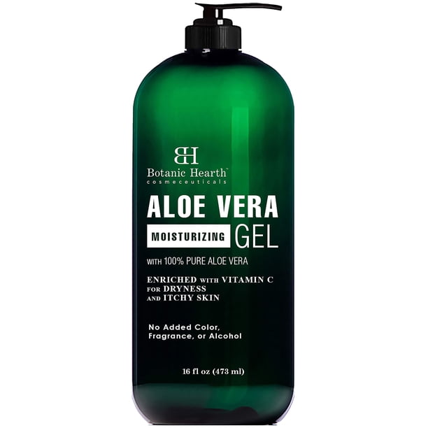 Botanic Hearth Aloe Vera Gel From 100 Pure And Natural Cold Pressed Aloe Vera 16 Fl Oz Walmart Com Walmart Com