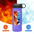 thumbnail image 6 of Pofeuu Purple Glitter Print 18oz Sports Insulated Kettle, Sports Bottle Water Bottles For Men Women For Gym Hiking Camping Running Mountain Bike Outdoor Sports, 6 of 8