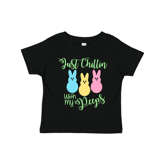 Inktastic Funny Easter Just Chillin' with My Peeps Boys or Girls Toddler T-Shirt
