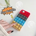 thumbnail image 4 of Pop Bubble Wrap for iPhone 6/6S/7/8/SE 2020 4.7" Case for Girls Boys Kids Teens, Unique Fashion Fidget Cool Funny Kawaii Cute Color Bubble Phone Soft, 4 of 4