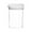 Clear C, variant on Yonrjhukm Airtight Food Storage Container for Grains, Spices, Snacks, and Dried Foods, Clear Plastic Kitchen Storage Tank with Four-Sided Locking Lid for Maximum Freshness