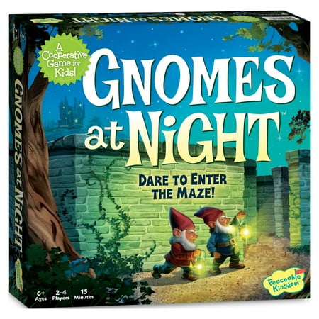 UPC: 0643356058907 | Peaceable Kingdom Gnomes at Night Game – 2 to 4 Players – Ages 6+