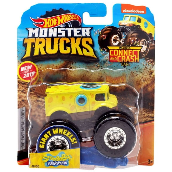 Hot Wheels Monster Trucks Spongebob Squarepants Die-Cast Car