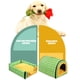 thumbnail image 5 of Ganfancp Extraíble y Lavable Cremallera Pet Mat Doble Cara Pet Mat para El Calor y El Frío de Doble Propósito Pet Mat Completo o La Mitad Del Perro Pet Sleeping Mat Gatos Pet Liquidación 1X Perrera, 5 of 6