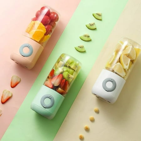 

Electric Portable Blender Hand USB Rechargeable Mixer Fruit Orange Juicer Machine Personal Lemon Squeezer Juicer Mini Blender Green