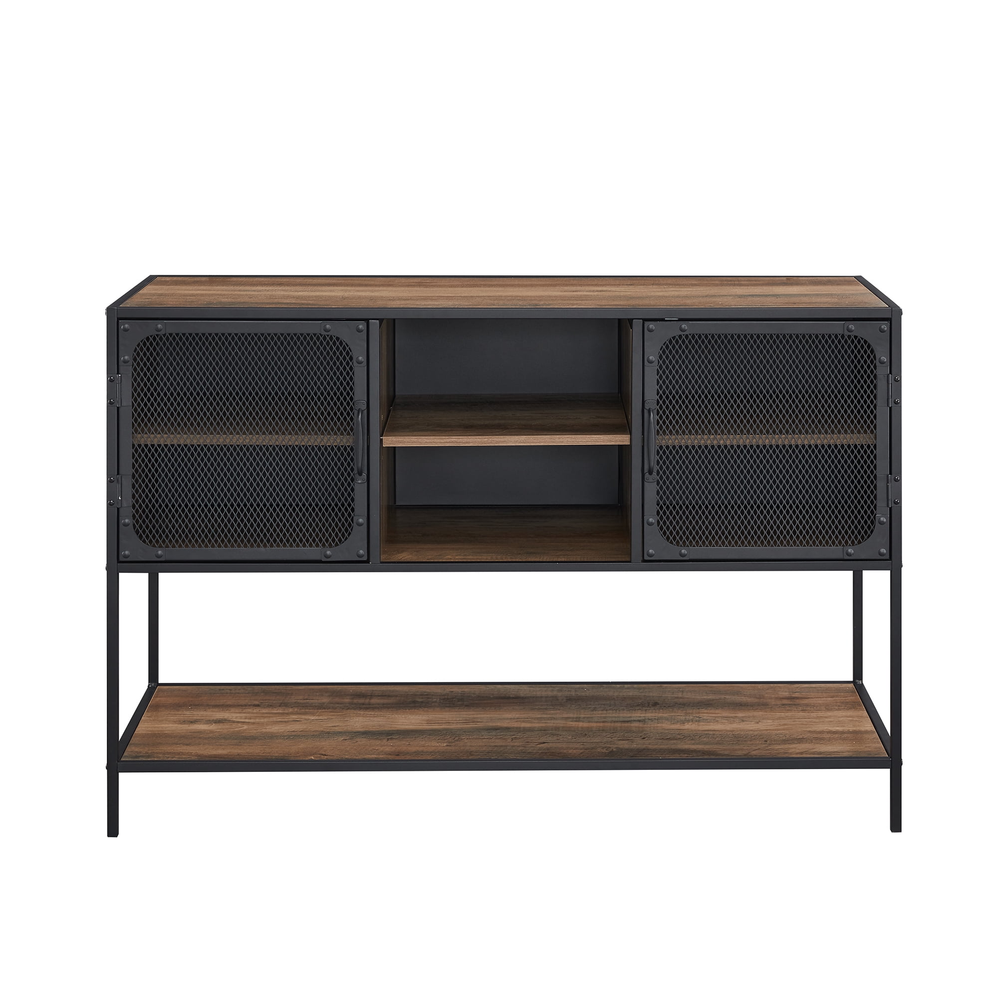 Yuma Reclaimed Barnwood 2 Door Riveted Buffet by River Street Designs
