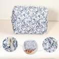 thumbnail image 3 of Bolsas de Maquillaje Acolchadas de Bargains Únicos, Bolsas de Maquillaje Florales, Bolsas de Maquillaje Lindas, Bolsas Cosméticas para Mujeres y Niñas, Azules, 3 of 7