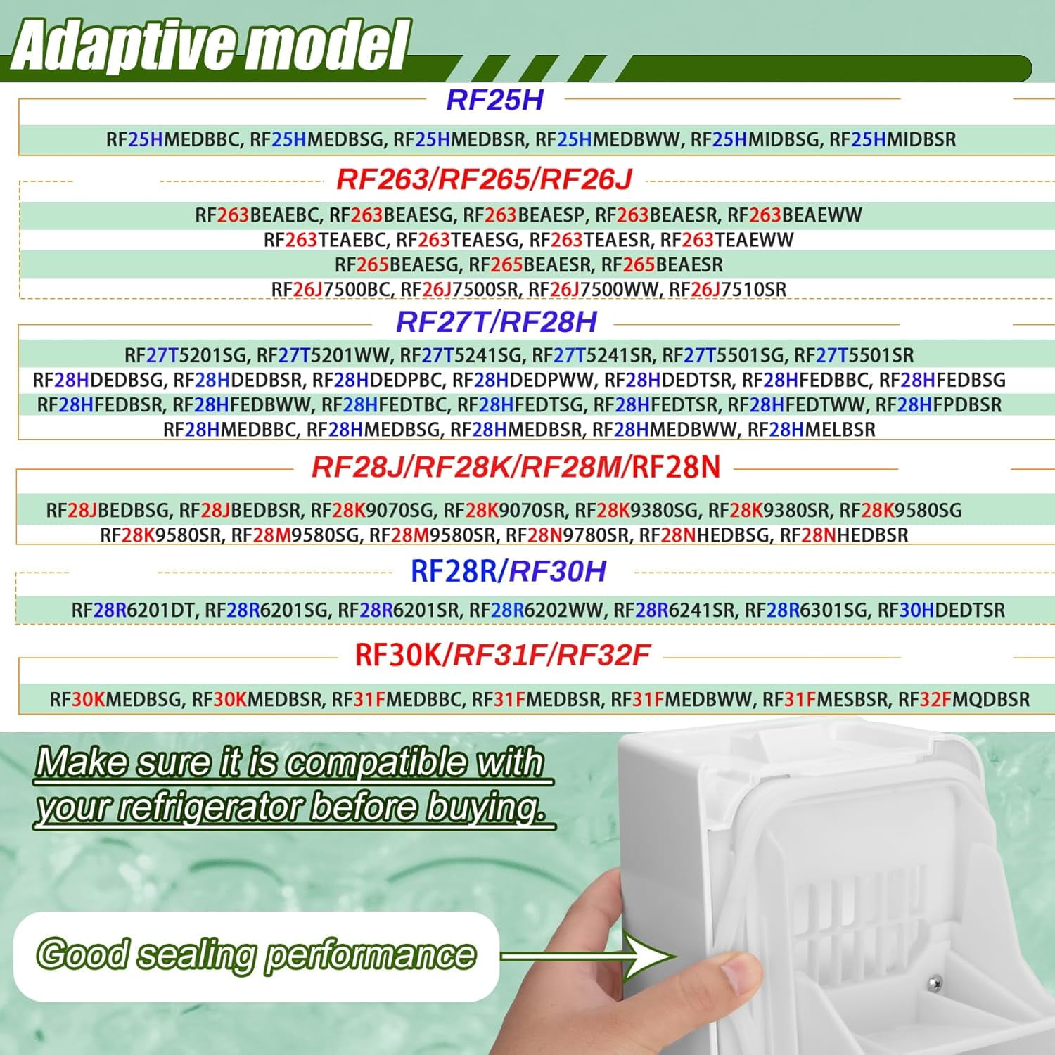 DA97-14474C, DA97-14474A Ice Container Bucket for Samsung Refrigerators Series, Replaces DA97-21040A, AP6034185, 4456005, PS9604454, EAP9604454, PS11766800, DA63-06925A