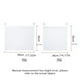 thumbnail image 5 of Kearding Bolsa de almacenamiento Organizador de juguetes Suministros para bebés Ventosa de gran capacidad Saco colgante transparente Almacenamiento y organización del hogar Blanco/35*45cm, 5 of 6