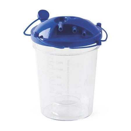 Rigid Disposable Suction Canister with Turret Lid - DYNDSC1500