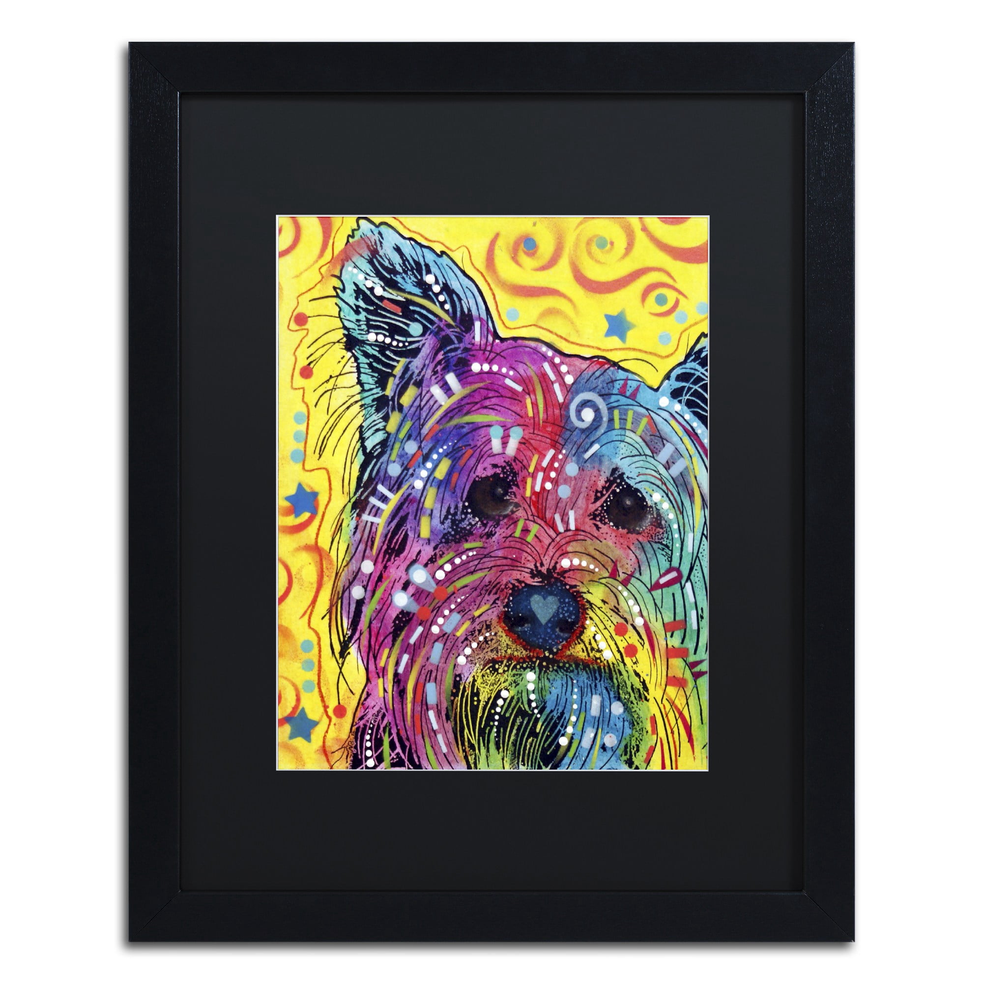 Trademark Fine Art "York I" Canvas Art by Dean Russo, Black Matte, Black Frame