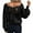 Black, variant on Women's Deep V-Neck Cable Knit Pullover Sweater, Back Bow Design Ribbed Sweater with Soft Stretch Fabric, Casual Winter Tops for Holiday Parties and Special Occasions Khaki L