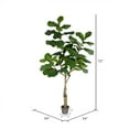 thumbnail image 3 of Vickerman 6 Foot Potted Artificial Fiddle Tree Home and Office Decoration, 3 of 5