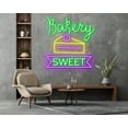thumbnail image 4 of Glowneon Bakery Birthday Cake Neon Sign, Bakery Wall Decor Signboard, 4 of 4