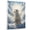 Bedlington Terrier, variant on Thuan Dog with Angel Canvas, Canvas Wall Art Abstract White Prints Animal Artwork Komondor Lover for Bedroom Living Room Bathroom 11x17