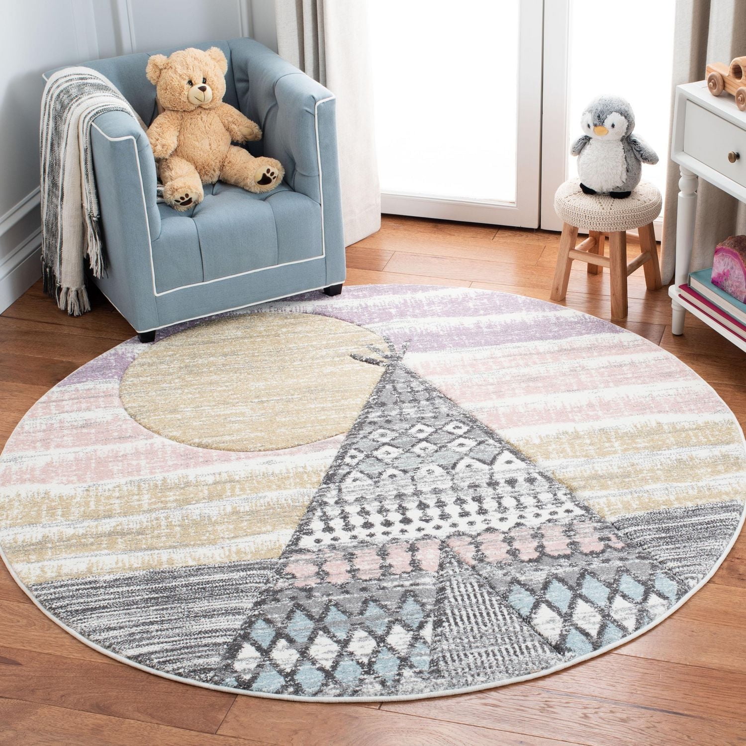 Safavieh Carousel Kids Southwestern Teepee Rug