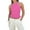 Hot Pink, variant on pstuiky Tanks for Women, Sexy Sleeveless Round Neck Bandage Top for Women Comfortable Casual Solid Chiffon Backless Halter Design Summer Blouse Womens Summer Tops Hot Pink S