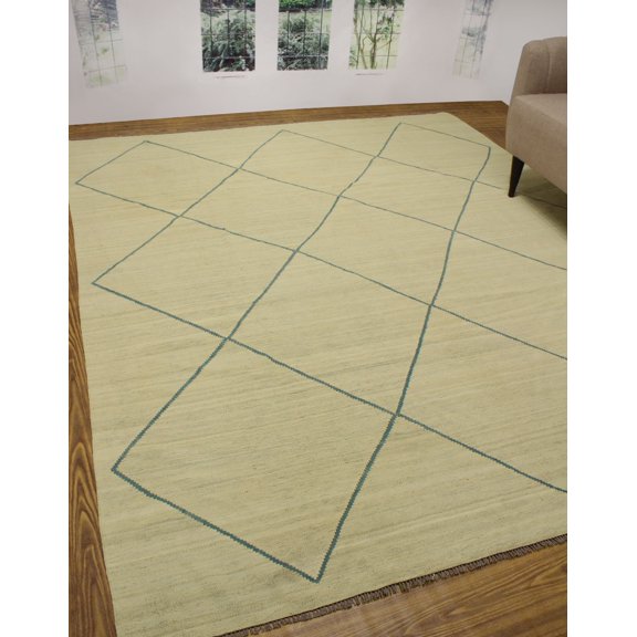 Winchester Gonca Ivory/Lt. Blue Rug, 8'2" x 9'11"