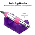 thumbnail image 5 of Electric Nail Drill Professional Manicure Machine Nail Sander Set Nail Drill Bit Portable Nail Salon Polisher US PLUG,A, 5 of 5