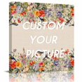 thumbnail image 2 of Vintage Flowers Wall Art Painting on Canvas, Spring Floral Botanical Rustic Pastoral Canvas Art Home Prints Wall Art Framed Modern Artwork for Living Room Bedroom Wall Decor 16x16in, 2 of 9