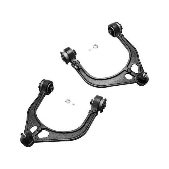 Front Upper Control Arm Set - Compatible with 2006 - 2019 Dodge Charger 2007 2008 2009 2010 2011 2012 2013 2014 2015 2016 2017 2018