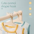 thumbnail image 2 of pitrice 5/10 Pieces Baby Clothes Hanger Wood DIY Drying Storage Rack Bear Shape Decor Non-slide Organizer Home Room Decoration 10pcs, 2 of 8