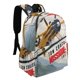thumbnail image 2 of Misión Imposible: Juicio Final-theme Backpack, Campus style schoolbag Bookbag with Adjustable Shoulder Straps And Large Zip Compartment, Unisex Travel Bags.42x30x15cm, 2 of 6