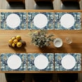 thumbnail image 6 of Flower Placemats, Set of 6 Spring Floral Heat-Resistant Fabric Placemats,Decorative Table Mats for Dining Room Kitchen Party Holiday 12x18 Inch, 6 of 6
