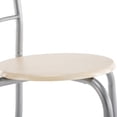 thumbnail image 6 of Hassch 3 Pieces Dining Table Set with Storage Rack, Modern Breakfast Table Set with Metal Frame, Kitchen Table Set for Home Apartment, Natural, 6 of 7
