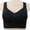 Black, variant on Bramtres Bralettes for Women Bras for Women Moona Bra For Senior Front Closure Breathable Bra For Seniors Wirefree Bras For Older Women No Underwire Wireless Bras Womens Bras White 50
