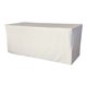 thumbnail image 1 of Mantel a medida de popelina de poliéster de lino LA Linen 96 L x 48 W x 30 H blanco, 1 of 1