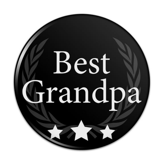 Best Grandpa Award Pinback Button Pin