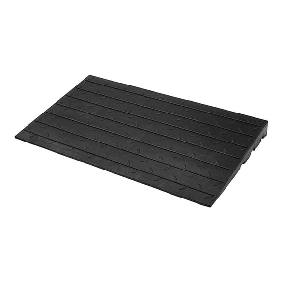 3" Heigh Rubber Threshold Ramp, 42”L x 24" W Heavy-Duty 33069 lbs Capacity Curb Driveway Non-Slip Wheelchairs Ramps for Cars, Bikes, Motorcycles