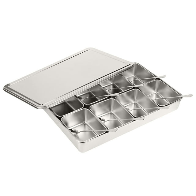 Caja de Condimento, Frasco de Condimento de Condimento Con Lente de Condimento.