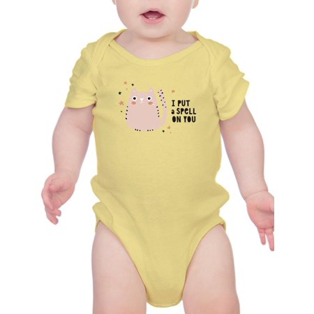 

Funny Cute Kitten Spell Bodysuit Infant -Image by Shutterstock Newborn