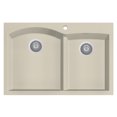 thumbnail image 4 of ALFI brand AB3320DI-B Biscuit 33" Double Bowl Drop In Granite Composite Kitchen Sink, 4 of 11
