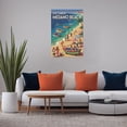 thumbnail image 5 of Retro Vintage Travel Poster Wall Print Medano Beach Los Cabos Mexico Festive Seaside Holiday Coastal Artwork Canvas Poster, 5 of 8
