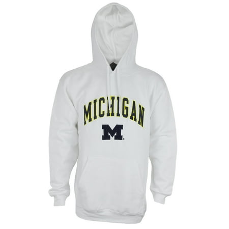 - Genuine Stuff NCAA Men's UofM Michigan Wolverines Pullover Fleece Sweatshirt Hoodie