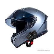 ROCKBROS R1 Motorcycle Helmet Bluetooth Headset, Bluetooth 6.0 Communication System with AI Noise Reduction, 300M Intercom, IP56 Waterproof Hi-Fi Helmet Speakers