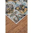 thumbnail image 6 of 7' X 10' Ivory Blue And Green Floral Stain Resistant Area Rug, 6 of 10