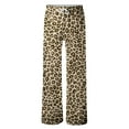 thumbnail image 4 of Zszcpp High Waisted Pants Men Vacation Straight Leg Going Out Digital 3D Leopard Print Long Softable Trousers Casual Trouser, 4 of 5