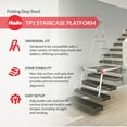 thumbnail image 2 of Hailo TP1 Staircase Platform for Step Stools & Ladders, 330 lbs Capacity, Black, 2 of 12