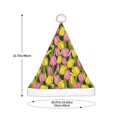 thumbnail image 3 of Salouo Tulips Flowers for Adult Christmas Hat Xmas Holiday Hat Santa Hat for Women & Men Festive Headwear Accessories Fit for Christmas/ New Year/Holiday/Party,1PC, 3 of 6