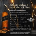 thumbnail image 2 of Johnnie Walker Black Label Blended Scotch Whisky 750 Ml + Black Label 1L, 2 of 4