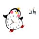 thumbnail image 1 of Reloj De Pared De Madera Con Diseño De Pingüino Y Reno Y Figura De Ciervo Para Dormitorio Y Sala De Estar, Decoración Multifuncional Para El Hogar., 1 of 8