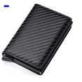 thumbnail image 2 of Cartera Tarjetero Billetera Unisex De Cuero Protección Rfid Xtellar Color Gris oscuro, 2 of 3