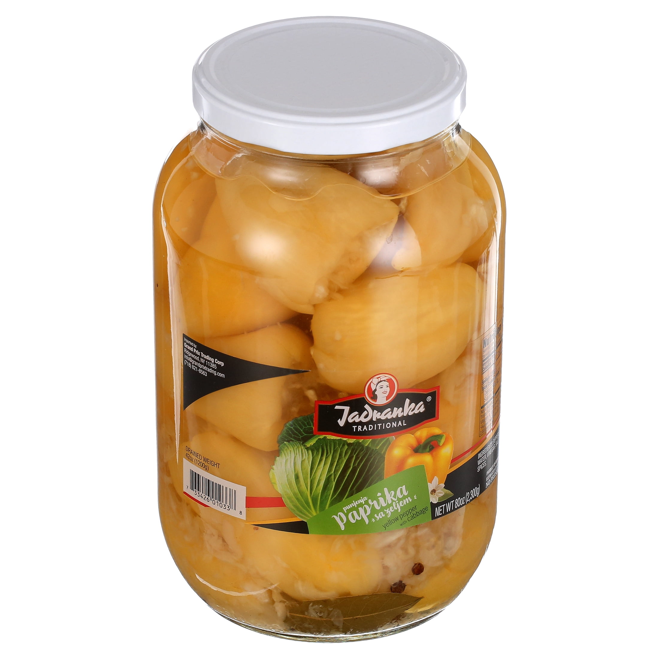Jadranka Yellow Pepper with Cabbage