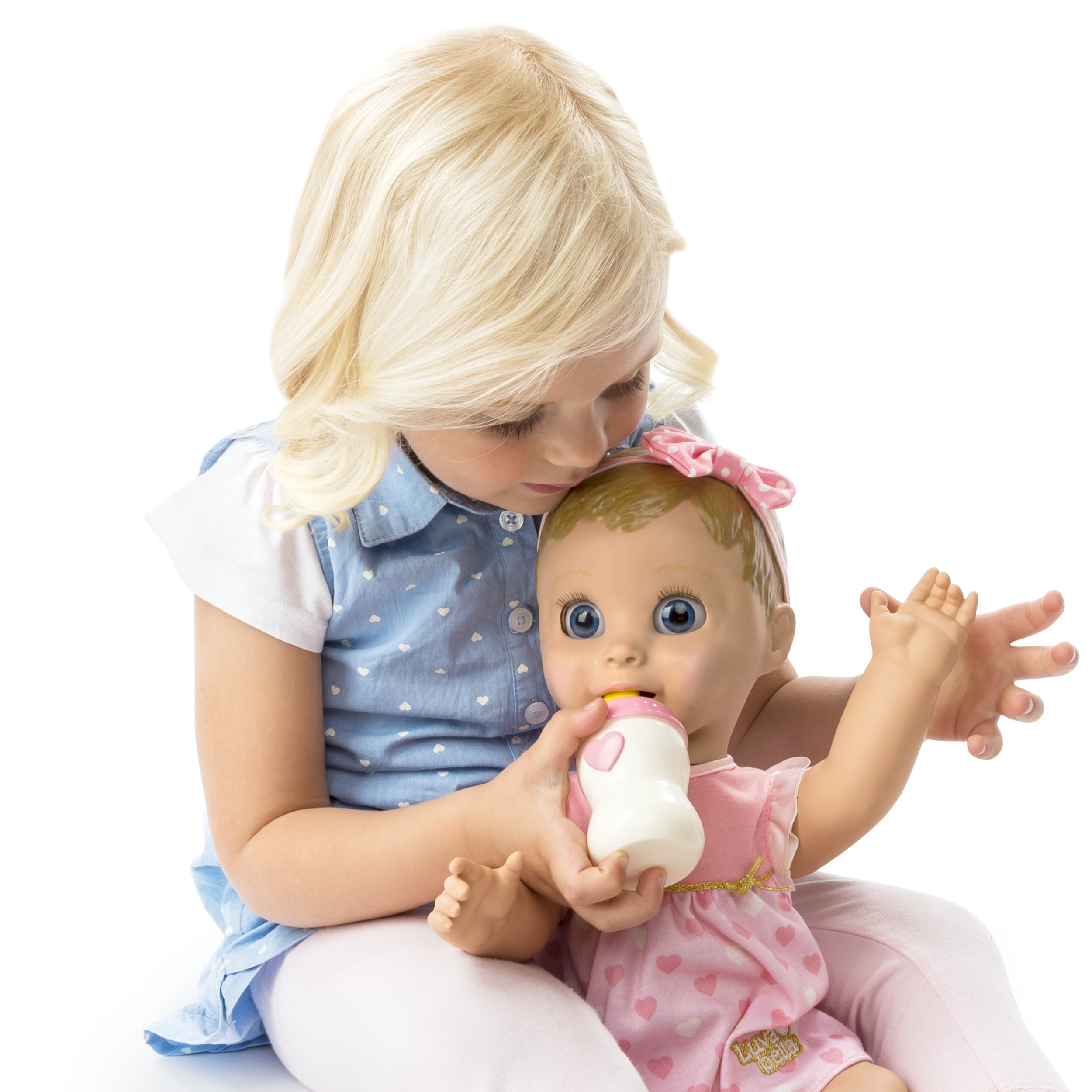 Luvabella - Blonde Hair - Responsive Baby Doll with Realistic Expressions and Movement - image 4 of 8
